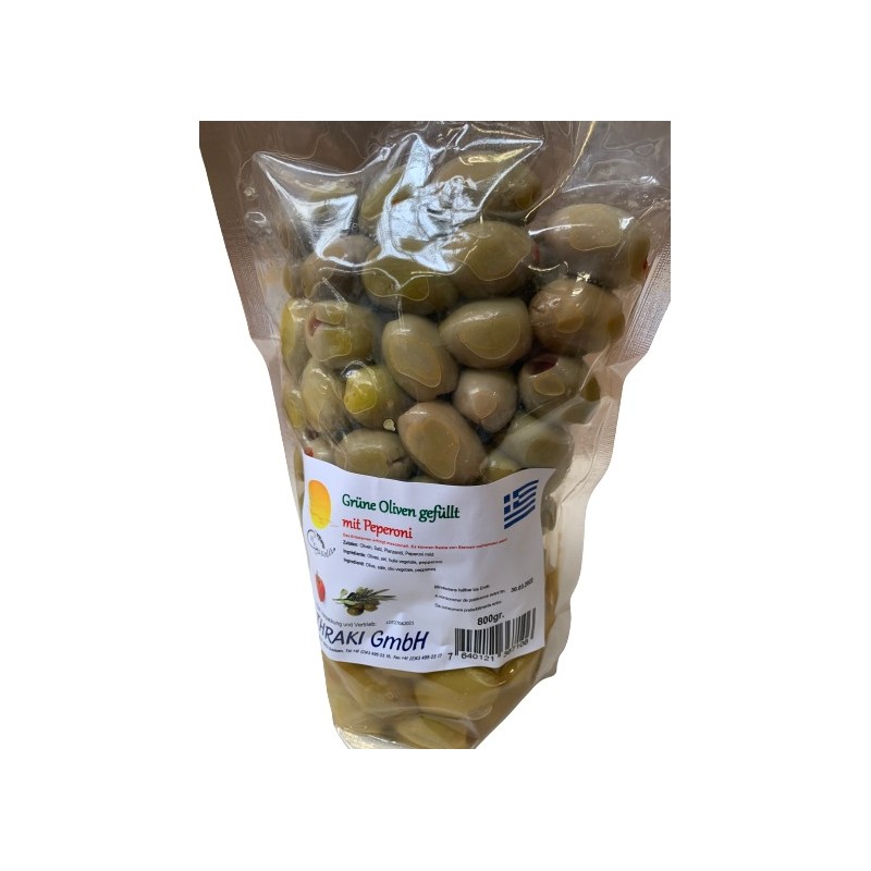 Oliven Grün Pep 800g